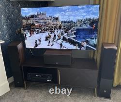 Dali Oberon 5 Passive Floorstanding Speakers Hi-Fi Pair, Dark Walnut