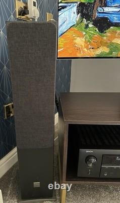 Dali Oberon 5 Passive Floorstanding Speakers Hi-Fi Pair, Dark Walnut