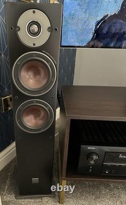 Dali Oberon 5 Passive Floorstanding Speakers Hi-Fi Pair, Dark Walnut