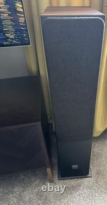 Dali Oberon 5 Passive Floorstanding Speakers Hi-Fi Pair, Dark Walnut
