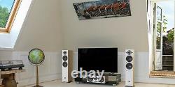 Dali Oberon 5 Speakers Dark Walnut PAIR Slim Floor Standing Loudspeakers