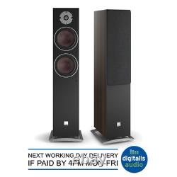 Dali Oberon 7 Floorstanding Hi-Fi Speakers Home Cinema Dark Walnut OPEN BOX