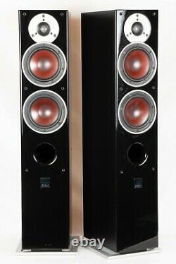 Dali Zensor 5 Floorstanding Hi Fi speakers Piano Black facias, compact