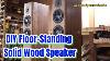 Diy Floor Standing Solid Wood Speaker By Wooden Speaker Studio China