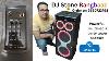Dj Stone Rangbaaz Single Party Tower Speaker 100w Rms Karaoke Compatible Bt Usb Aux Powerful Bass