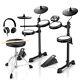 Donner DED-80 Electric Drum Set 4 Quiet Mesh Pads 180 Sounds 15 Drum Kits