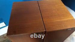 Dynatron LS200 Vintage Mid Century 70s Teak Body Floorstanding Speakers Goodmans