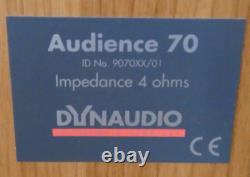 Dynaudio Audience 70 Floorstanding Speaker Pair Natural Finish Preowned