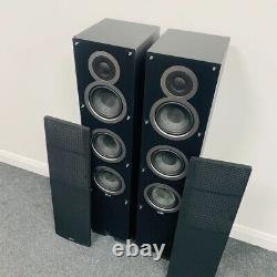 ELAC Debut F5 (DF51-BK) HiFi Home Audio 3-Way Floorstanding Speakers + Warranty