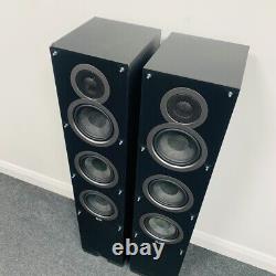 ELAC Debut F5 (DF51-BK) HiFi Home Audio 3-Way Floorstanding Speakers + Warranty