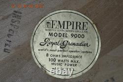 EMPIRE ROYAL GRENADIER 9000 15 speakers vintage, floor standing, audiophile