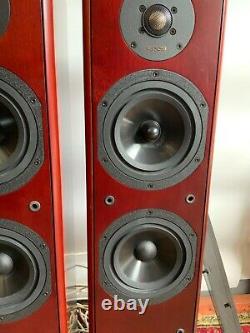 EPOS M22 Floor Standing Speakers Rosewood Finish With Cable Wood Cabinets