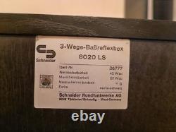 Early 80's West German Floor Standing Speakers Schneider 8020 LS excellent cond