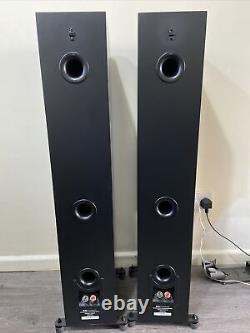 Elac Uni-fi By Andrew Jones Fs U5 Slim Floor Standing Speakers Black