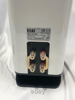 Elac Vela FS 408 Floorstanding speakers, White High Gloss, Open Box
