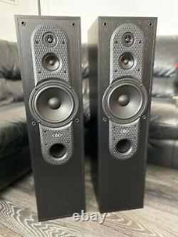 Eltax Silverstone 200 Floorstanding Speakers # BLACK # MINT CONDITION # PAIR