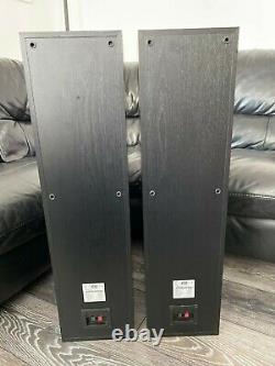 Eltax Silverstone 200 Floorstanding Speakers # BLACK # MINT CONDITION # PAIR