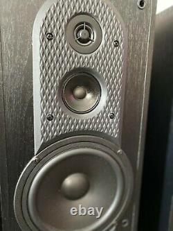 Eltax Silverstone 200 Floorstanding Speakers # BLACK # MINT CONDITION # PAIR