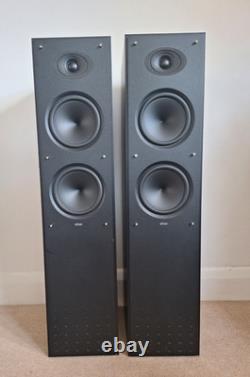 Eltax Symphony 8.4 Black Floor Standing 2-Way Speakers Working COLLECTION ONLY