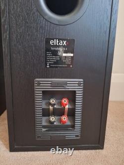 Eltax Symphony 8.4 Black Floor Standing 2-Way Speakers Working COLLECTION ONLY