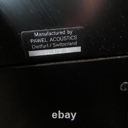 Ensemble Primadonna stereo speakers with shipping crate