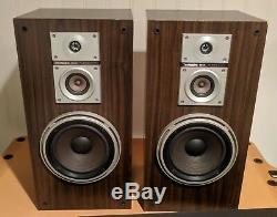 Excellent Vintage 1980s Technics SB-K25 40W 3 way stereo floorstanding speakers