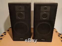 Excellent Vintage 1980s Technics SB-K25 40W 3 way stereo floorstanding speakers