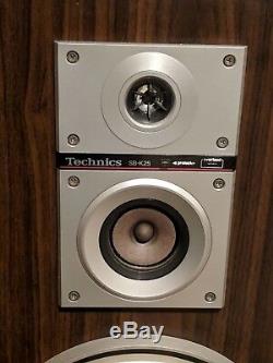 Excellent Vintage 1980s Technics SB-K25 40W 3 way stereo floorstanding speakers