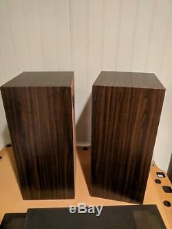 Excellent Vintage 1980s Technics SB-K25 40W 3 way stereo floorstanding speakers