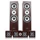 Fenton 100 333 Walnut 5.0 Surround Sound Speakers Home Theater Hi-Fi System
