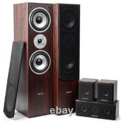 Fenton 100 333 Walnut 5.0 Surround Sound Speakers Home Theater Hi-Fi System