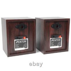 Fenton 100 333 Walnut 5.0 Surround Sound Speakers Home Theater Hi-Fi System