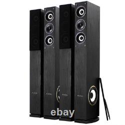 Fenton Home Hifi 6.5 3-Way Column Floor Standing Speakers 2000W UK Stock