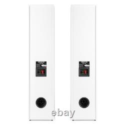 Fenton SHF700W Tower Speakers White Floor Standing HiFi Acoustic Set