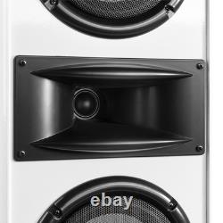 Fenton SHF700W Tower Speakers White Floor Standing HiFi Acoustic Set