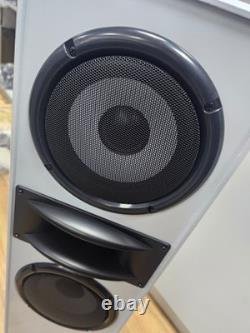 Fenton SHF700W White Floor Standing HiFi Speakers x2 USED