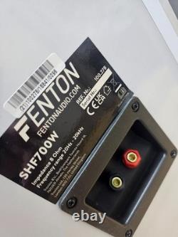 Fenton SHF700W White Floor Standing HiFi Speakers x2 USED