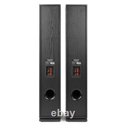 Fenton SHF80B Black Tower Speakers Passive Home Theatre Floorstanding Hi-Fi Fenton SHF80B Black Tower Speakers Passive Home Theatre Floorstanding Hi-Fi