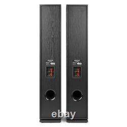 Fenton SHF80B Black Tower Speakers Passive Home Theatre Floorstanding Hi-Fi