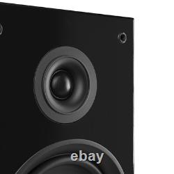 Fenton SHF80B Black Tower Speakers Passive Home Theatre Floorstanding Hi-Fi