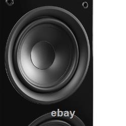 Fenton SHF80B Black Tower Speakers Passive Home Theatre Floorstanding Hi-Fi