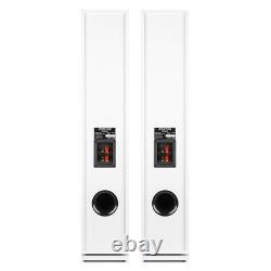Fenton SHF80W HiFi Tower Speakers Set with AV440 Bluetooth Amplifier White