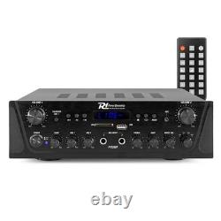 Fenton SHF80W Tower Speakers & PV220BT Bluetooth Amplifier, Hi-Fi System