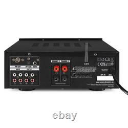 Fenton SHF80W Tower Speakers & PV220BT Bluetooth Amplifier, Hi-Fi System