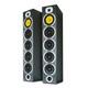 Fenton SHFT57B HiFi Tower Speakers 4x 6.5 Inch Woofer Home Audio System