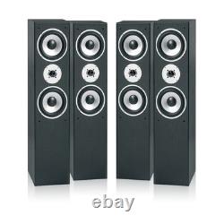 Fenton SHFT60B Black HiFi Tower Speakers Superior Floor Standing Audio System
