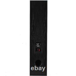 Fenton SHFT60B Black Tower Speaker Pair 3-Way Floor Standing HiFi System