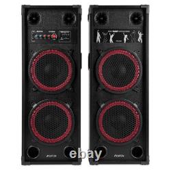 Fenton SPK210 2x10 Active Bluetooth Party Speaker Set Home DJ Starter Package Fenton SPK210 2x10 Active Bluetooth Party Speaker Set Home DJ Starter Package