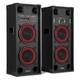 Fenton SPK-208 2x8 Active Bluetooth Party Speaker Set Home DJ Starter Package