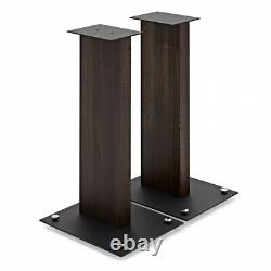 Fisual 91S-6 Deluxe Floor Standing Speaker Stands 57.5cm (Pair) Walnut